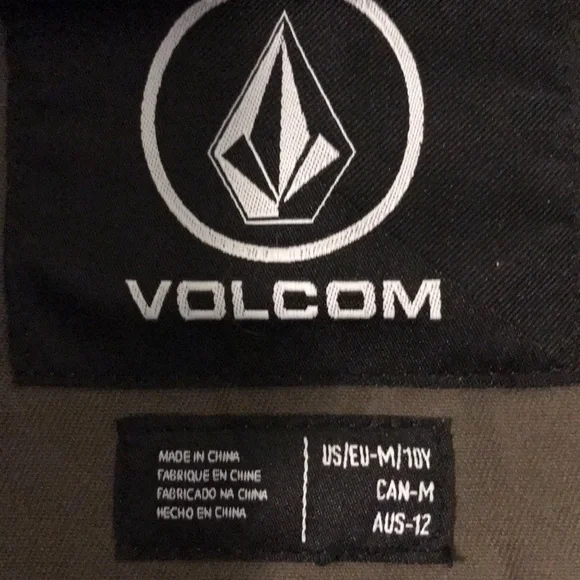 Volcom Boy’s Lightweight Full Front Zip CLosure - Picture 5 of 8